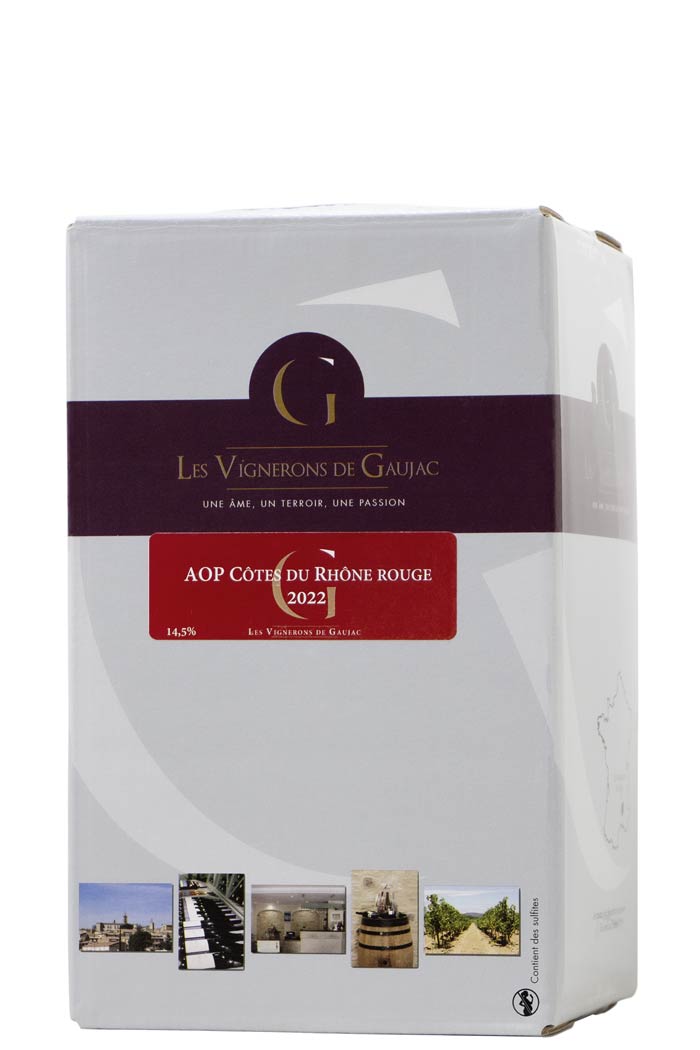 Vin rouge AOP Côtes-du-Rhône