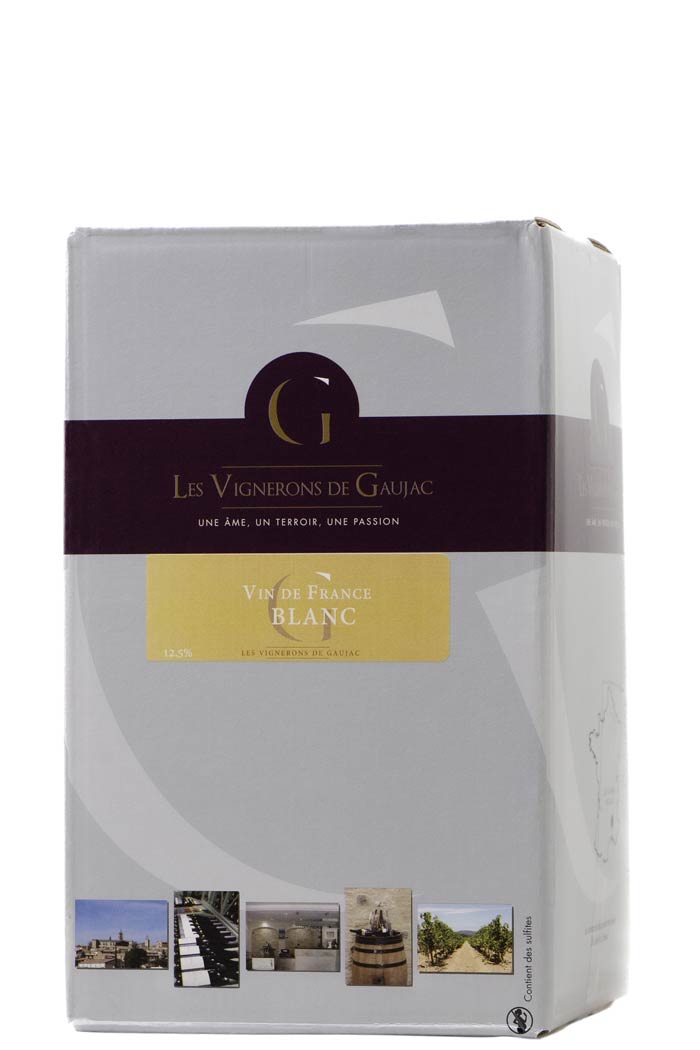 Vin blanc Bag in Box vin de France