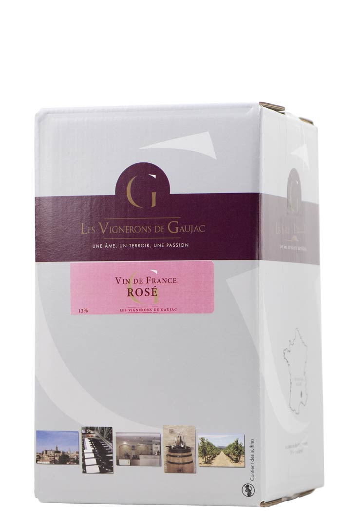 Vin rosé Bag in Box vin de France