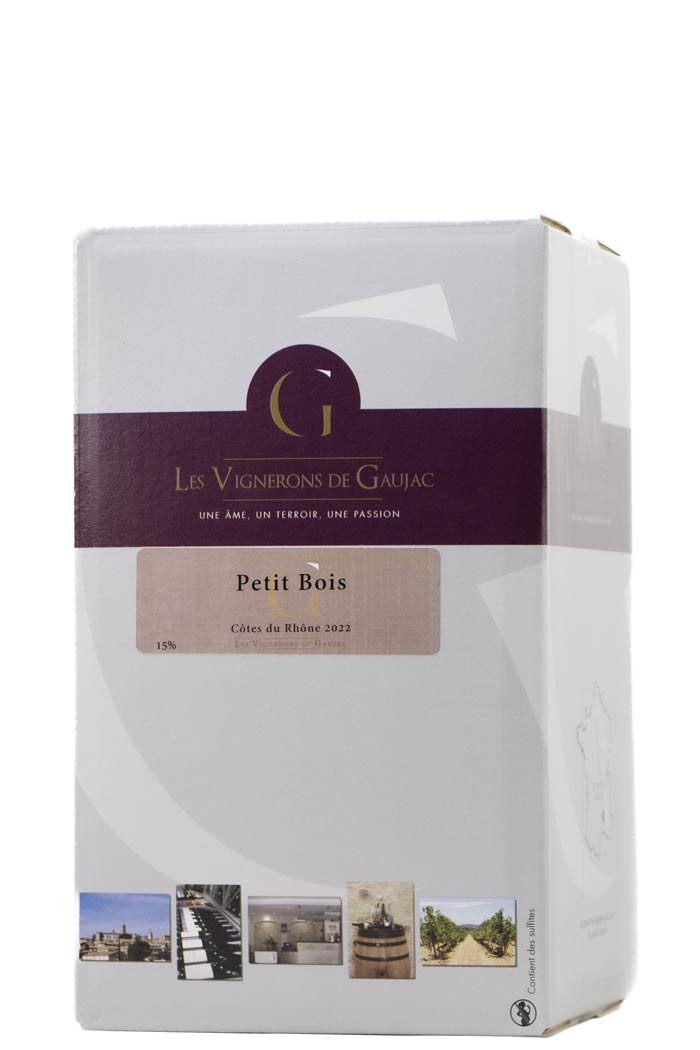 Bag in Box vin rouge Petit Bois